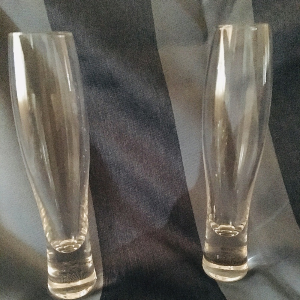 Two champagne glasses